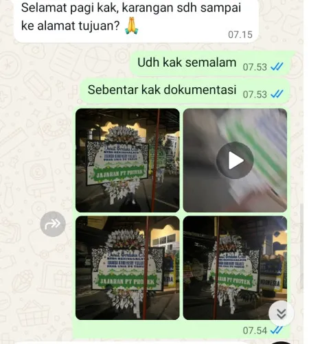 Pengiriman Papan Bunga Selamat Menteng Atas