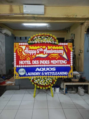 Papan Bunga di Menteng Atas