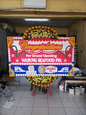 Papan Bunga di Menteng Atas